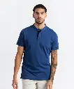 Polo Pique Polux Cuello Neru Celeste Oscuro, M/C, C/Tirilla de Cuello Tejido-Puño, C/Puños Polux Celeste Oscuro, C/Ventz, 2Bordado, SATCH, Abril25